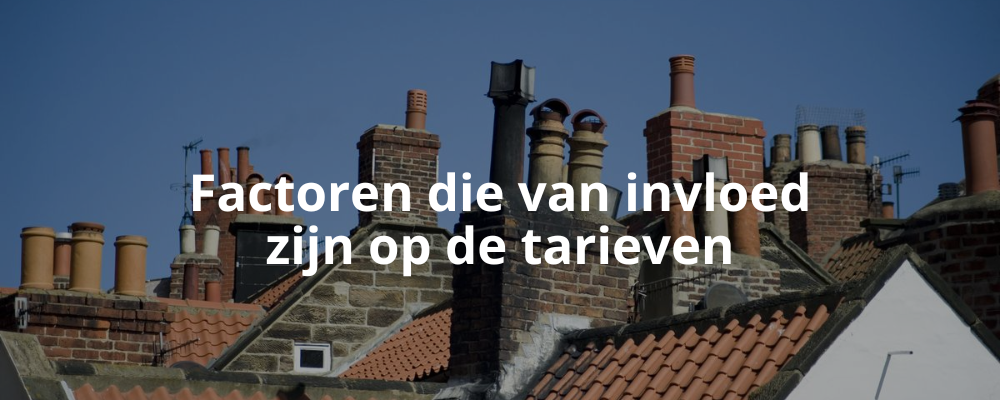 Factoren die van invloed zijn op de tarieven