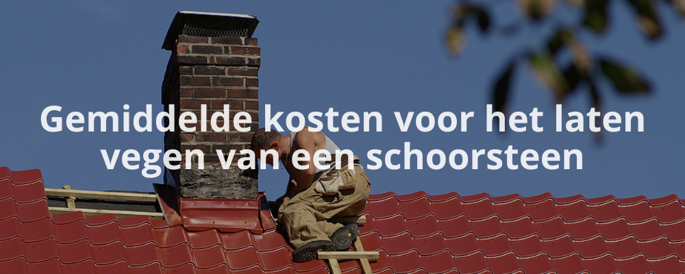 Gemiddelde kosten voor het laten vegen van een schoorsteen