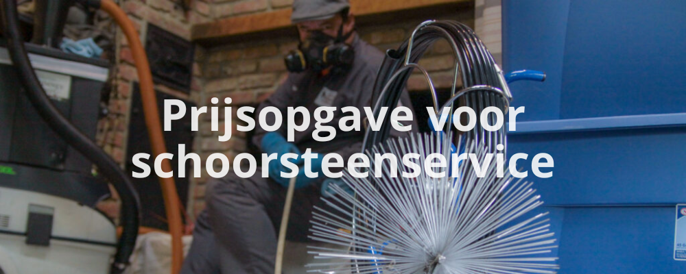 Prijsopgave voor schoorsteenservice