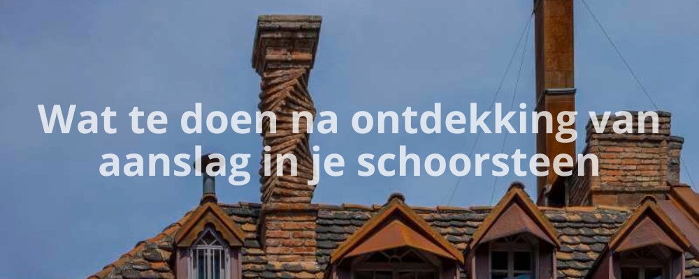 Wat te doen na ontdekking van aanslag in je schoorsteen