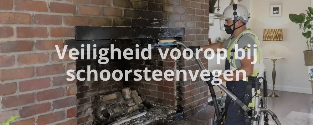 Veiligheid voorop bij schoorsteenvegen