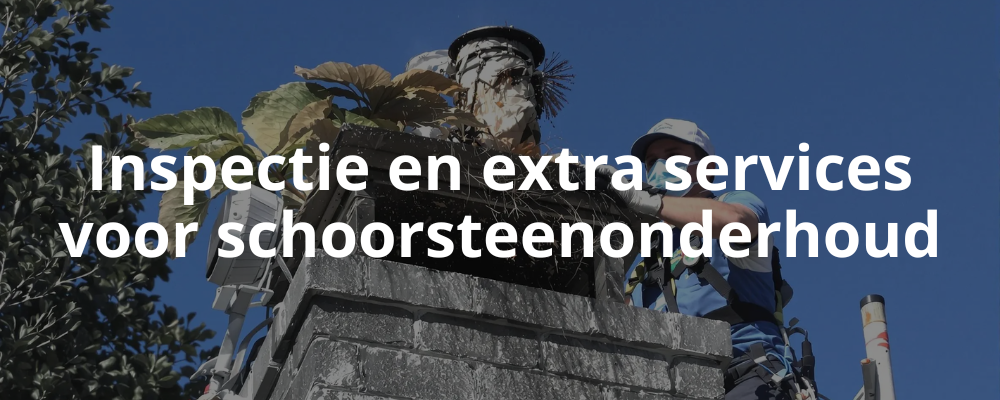 Inspectie en extra services voor schoorsteenonderhoud