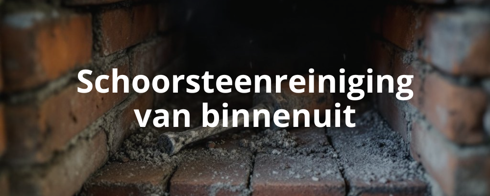 Schoorsteenreiniging van binnenuit