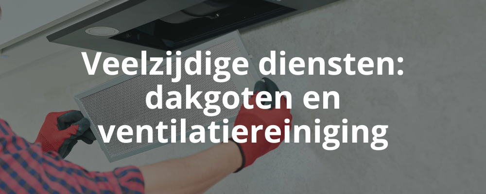 Veelzijdige diensten: dakgoten en ventilatiereiniging